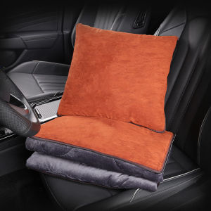 ผ้าห่มหมอนไมโครไฟเบอร์2 In 1หมอนไมโครไฟเบอร์ผ้าห่มพับได้นุ่มรองรับหมอนรองเอวภายในยานยนต์เหมาะสำหรับ MG GS TF ZR Zes HS EZS MG6 MG3 MG4 MG7 MG5