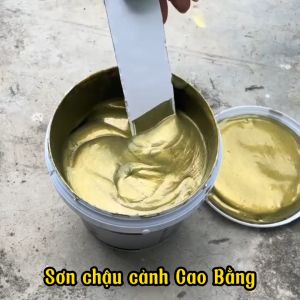 Sơn chậu cảnh Supon siêu bóng hệ nước - có kháng kiềm sơn trực tiếp không cần lót- Hộp 1kg