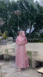 Gamis Brukat Kondangan - Gamis Mewah - Shireen Dress by MRC