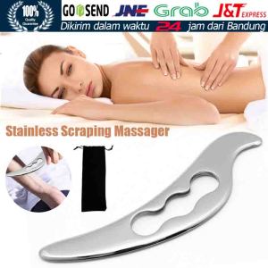 **【Grosir Murah】Stainless Steel Gua Sha Board Alat Pijat Tubuh Perawatan Kesehatan Kulit Face Wajah Pengencang**