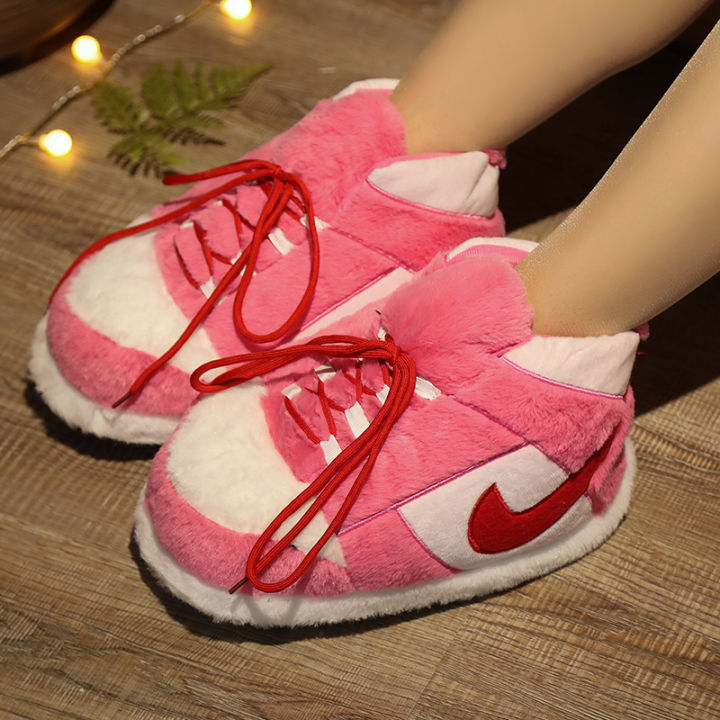 Big fluffy best sale shoe slippers