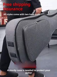 Thru Song 41 Inch Guitar Bag Double Shoulder Cotton Thickened Classical And Folk Guitar Case Musical Instrument Carry on Bag