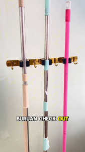 Goland Gantungan Sapu dan Pel Stainless Steel 304 Mop Hanger Bathroom Kokoh Anti Karat