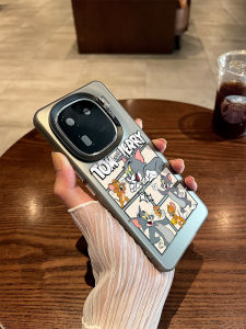 Creative Cute Cartoon Cat And Mouse Silicone Phone Case for IQOO15 Neo10 12PRO 13 Models Full Lens Protection Funny Protective Cover