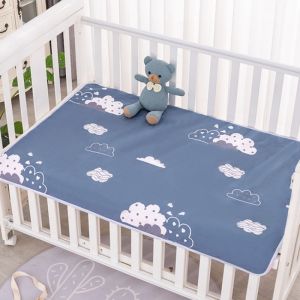 Baby Diaper Pad Baby Waterproof Diaper Changing Mat Pad Washable Reusable Breathable Infants Mattress 70*90cm