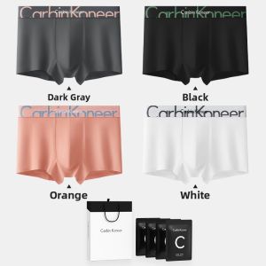 CarbinKoneer | CarbinKoneer Mens Boxer Shorts Pure Cotton Crotch Sports Shorts Modal Large Size Briefs Anti-Bacterial Comfortable Underwear