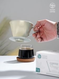 ชุดชงกาแฟดริปถ้วยกรอง กระดาษกรอง SUZUKI COFFEE: กาสแตนเลส ช้อนตวง 15 วันการแสดง