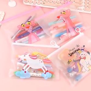 1PC Lovely Creative Translucent Frosted Envelope Storage Bag Pencil Case School Supplies Ins Style COD