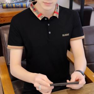 Polo Shirt Pria kaos berkerah pria premium sulaman tangan baju kaos kerah pria original 100% Polos kaos berkerah pria V Neck Kaos Polo Pria