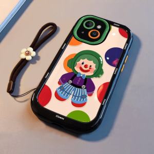 Full Cover Silicone Phone Case for Honor 100Pro 200 New Models 80/90 Anti-Fall X60Pro Cartoon 300 Earphone Clown 50SE X50 Protection