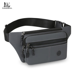 LouisWill Mens Chest Bag Fashion Outdoor Bag Travel Bag Cross Body Bag Waist Bag Lightweight Waterproof Fitness Bag Money Phone Chest Bag for Workouts Sports Outdoor