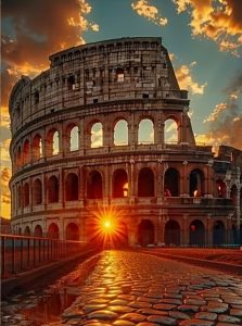 Kayou | 500/1000/1200/2000 Pcs Roman Colosseum Puzzle Home Decor Adults Puzzle Games Family Fun Floor Puzzles Educational Toys for Kids