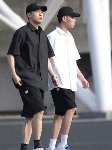 CCC-H Korean Polo for Men: A Solid Color Casual Top