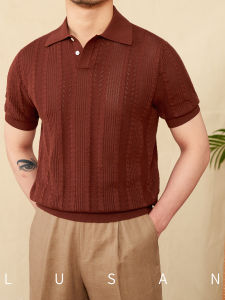 Áo Thun Polo Nhẹ Mát Retro Cotton cho Mùa Hè