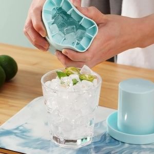 Silicone Ice Cube Mold Round Ice Bucket Summer Homemade DIY Refrigerator Freeze Ice Maker Creative Ice Cube Mold Barware Tools