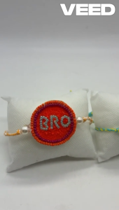 Rakhi Bracelet for Raksha Bandhan | Gift Band I Designer Rakhi for Brother | Rakhi for Brother Men Kids (Pack of 2 pcs)