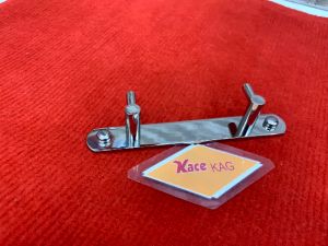 [HCM]Móc inox Kace 2 chấu KAG-BL49 Móc chữ I treo đồ SUS304 Nhật Bản sáng bóng dập khuôn cao cấp tuyệt đẹp