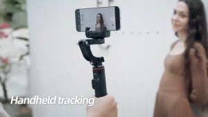 GROTIC Tripod Gimbal Stabilizer C22 With AI Face Tracking Phone Selfie Remote Control 130cm