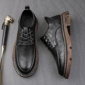 KANHAI | Sport Eton Black Height-increasing Business Leather Shoes