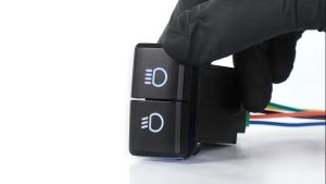 LX-TRIX Saklar Mobil 2 Mode Lampu Utama Foglamp Toyota NEW Mitshubishi LB3 - NINE AUTOSERIES