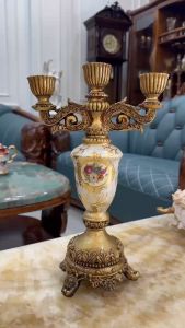 Giá nến composite tân cổ điển CB40-GN