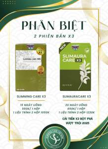 Giảm cân SlimAura Care X3 hộp 30v thảo mộc giảm cân x3 từ thiên nhiên an toàn tại nhà MiMiStore02