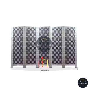 Sketsel Pembatas Ruangan Rotan Sintetis 5 Panel