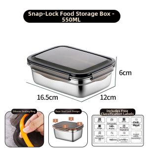 xianxunxue | Stainless 316 Airtight Storage Box for Fresh Preservation