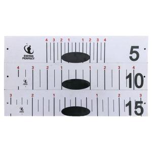 Swing Perfect | Indoor Outdoor Golf Aiming Board 3-Distance Practice Trainer