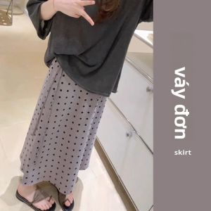 YUEZHONGWEI | Áo thun tay ngắn cổ tròn bằng lụa băng màu trắng mùa hè rộng rãi thiết kế thoải mái cho nữ Áo thun cotton pha trộn thường ngày