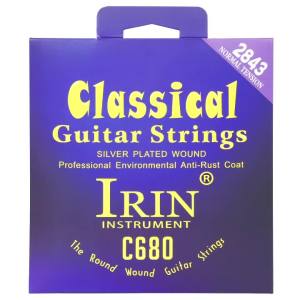 IRIN | IRIN Classical Guitar Strings Silver-Plated Wound Nylon Guitar Strings Anti-Rust Coated String Set for Guitar Accessories Parts