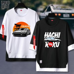 LUOQIU | Áo Thun Phong Cách JDM