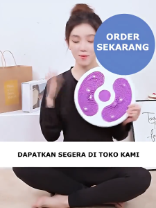 SPEEDS Waist Twisting Magnetic Alat Olahraga Pengecil Perut Alat Putar Pelangsing Tubuh  041-9