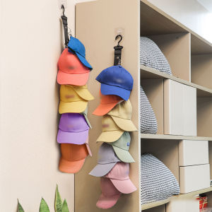 8-Clip Wall Storage Hat Hanging Tool Underwear Drying Rack Bedroom Wardrobe Duck Tongue Cap Storage Hook Rack Creative Home Stor
