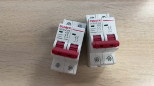 GCDQCN GCB1Z‑63 2P DC1000V Miniature Circuit Breaker Solar PV disconnect unit provides overload and short‑circuit protection for off‑grid solar panel power generation projects