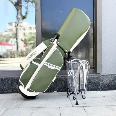 [HÀNG NHẬP KHẨU] Túi đựng gậy golf M.B Stylewear nhiều ngăn chống nước màu Kem Xanh 120cm
