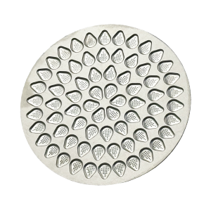 Pure Titanium Coffee Machine Water Distribution Net Secondary Extraction Fine Hole High Density Filter Net Espresso Powder Bowl Handle