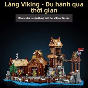 Lele Brother | Đồ chơi lắp ráp Làng Viking sáng tạo phát triển trí tuệ