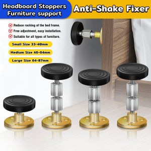 YoPo Adjustable Headboard Stoppers Prevent loosening Anti-Shake Fixer for Beds Cabinets Sofas