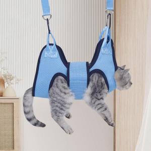 Pet Grooming Hammock With Security Strap Anti Scratch Pet Nail Trimming pet Hammock Dog Cat Beauty Hanging Pet Supplies