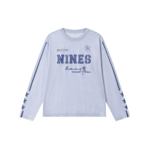 FORNINES | Light Thin Breathable Sun Protection Summer American Print Long Sleeve Loose Top