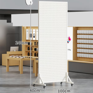 evesigar | Multifunctional Delivery Rack Display Shelving with Pegboard Design