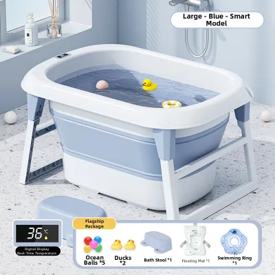 BEIMADUOJI | Foldable Large Baby Bathtub