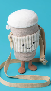 Jellycat Amuseables Coffee-To-Go Bag Jellycat doll is not easy to fall off original and authentic - fast ship