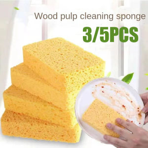 Magic Sponge Eraser Wood Pulp Cotton Dishwashing Sponge Kitchen Pot Stains Sponge Scrubber Cleaning Brush