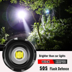 LampTwist【Breakable car window】Aluminum alloy multifunctional flashlight waterproof original IPX6 100000W flashlights military Outdoor camping night fishing