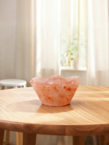 Wealth Attracting Himalayan Salt Stone Ornament Crystal Mineral Incense Rock
