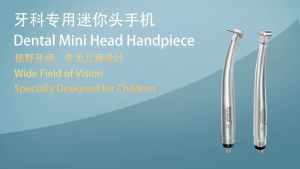 Niceden | NICEDEN Dental Mini Head LED Handpiece 2 Water Outlet Surgical High Speed Double LED Children Handpiece 2 Holes 4 Holes