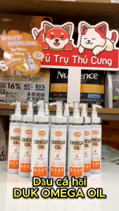 Dầu cá hồi ngăn rụng lông dưỡng lông mềm mượt cho Chó mèo DUK 150ml Đồ Chăm Sóc Thú Cưng 150Ml Sản Phẩm Chăm Sóc Thú Cưng Vu Tru Thu Cung - Lazada