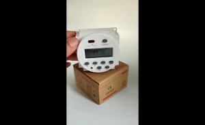 MONSTING 220V Programmable Digital Timer Switch – 7 Days Weekly Relay Control (8 ON/OFF Settings) + 15.98" LCD Display TM618N-4 Model